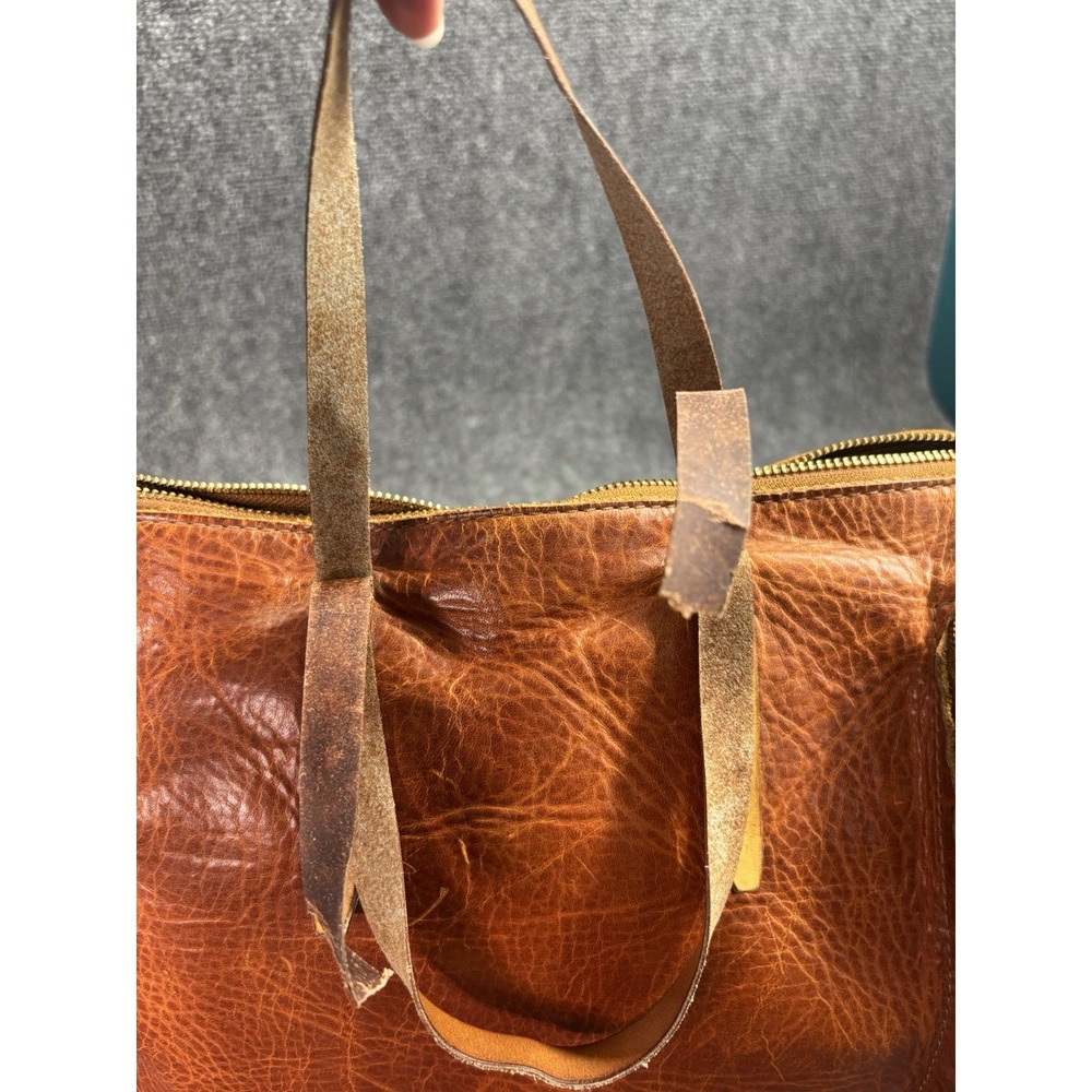 Vintage Overland Sedona Horween Leather Top Handle Handbag - Picture 6 of 10